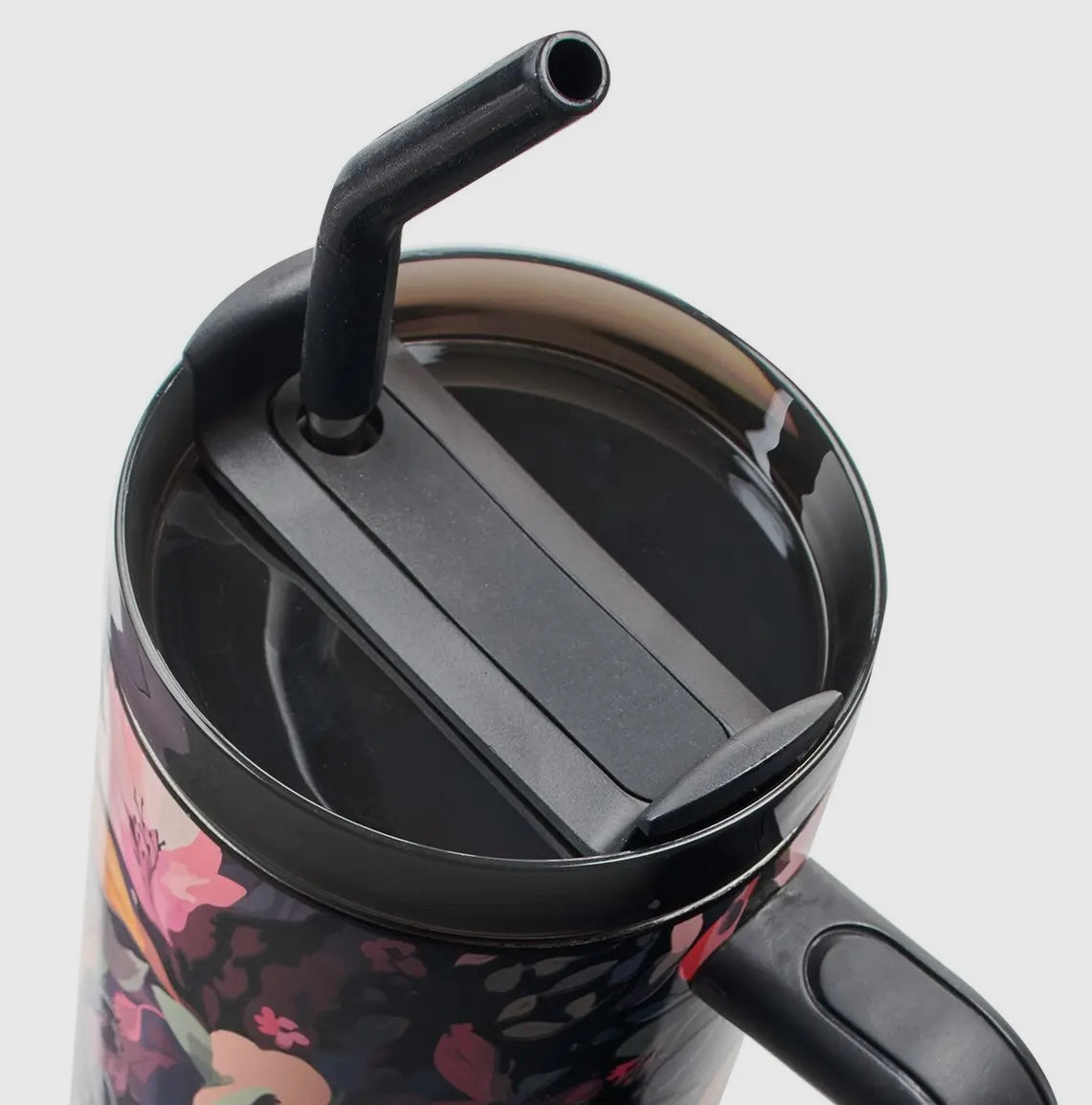 Black Floral Tumbler, Jeremiah 29:11