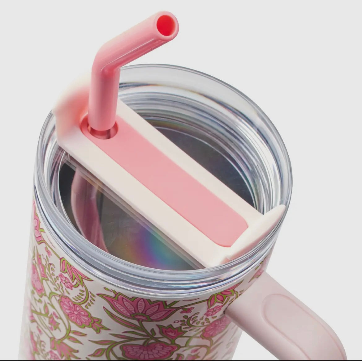 Pink Spring Floral Tumbler Psalms 46:10