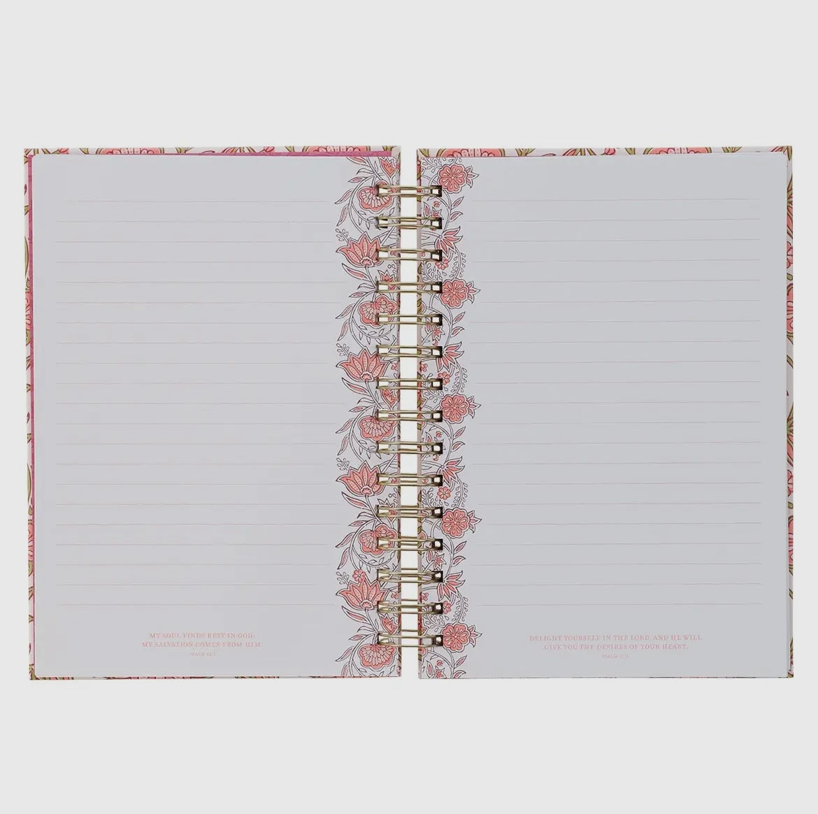 Pink Spring Floral Journal Psalms 46:10
