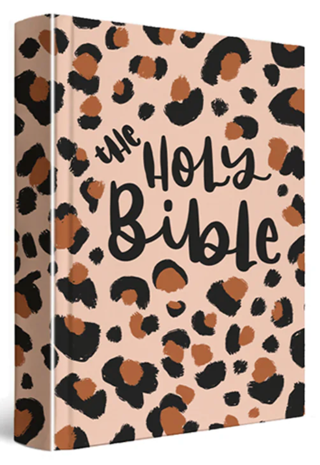 KJV Cheetah Print Journaling Bible