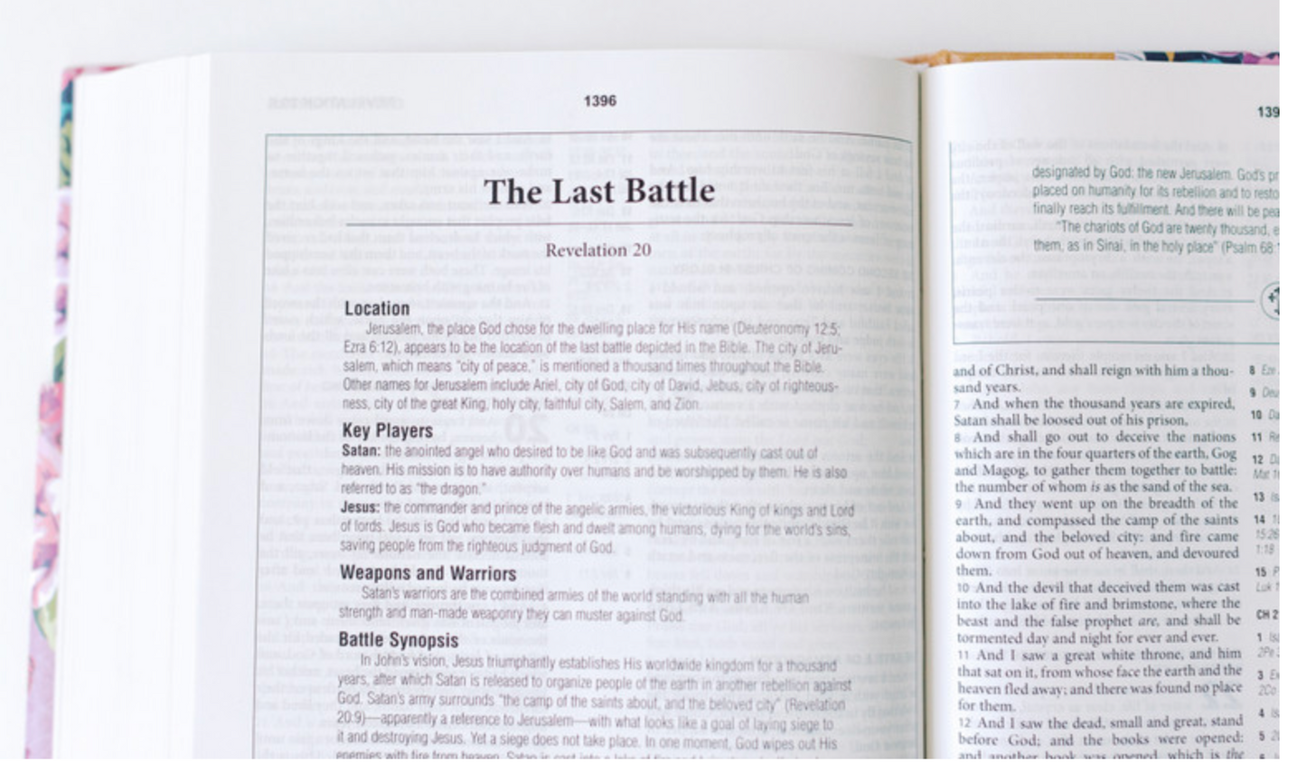 KJV Cross Reference Study Bible, Marmalade Blossoms