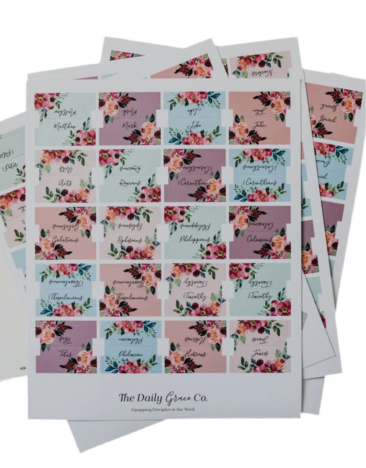 Floral Bible Tabs