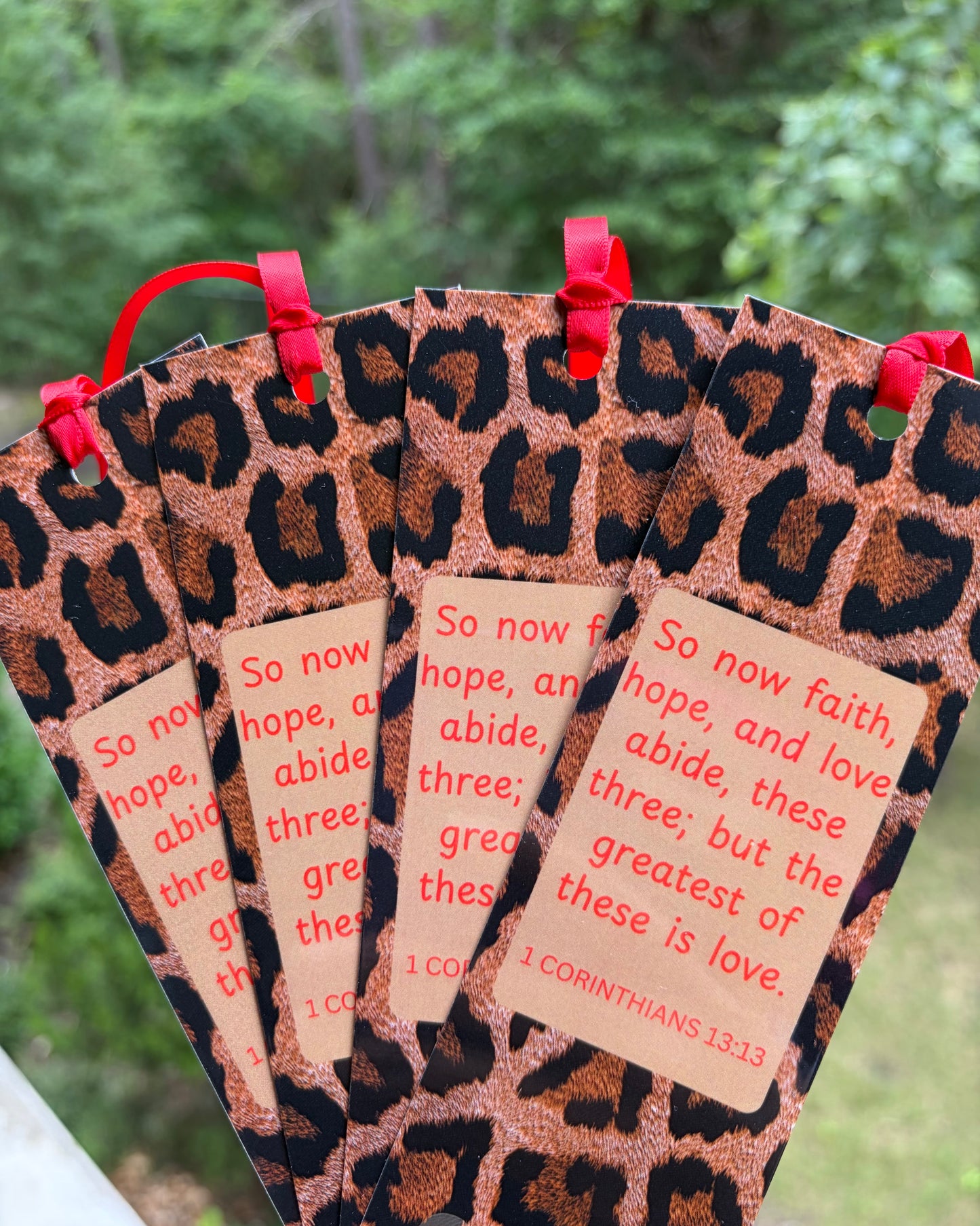 Inspirational Bookmark | 1 Corinthians 13:13