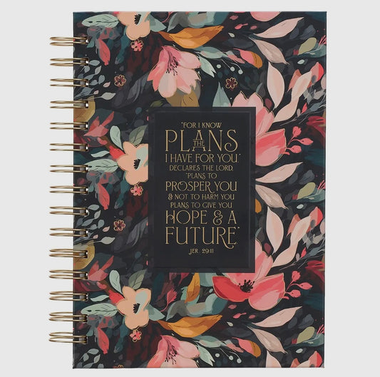 Black Floral Journal Jeremiah 29:11